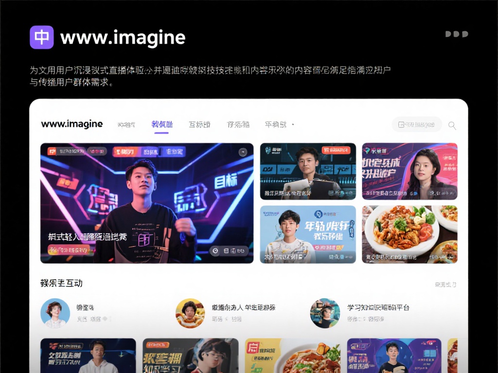 www.imagine 中文直播平台（探索WWW.IMAGINE中文直播平台的精彩世界）
