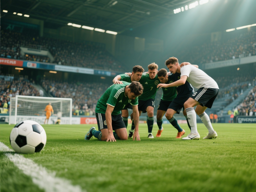 足球比賽（激情燃烧的绿茵场：精彩足球比赛瞬间）